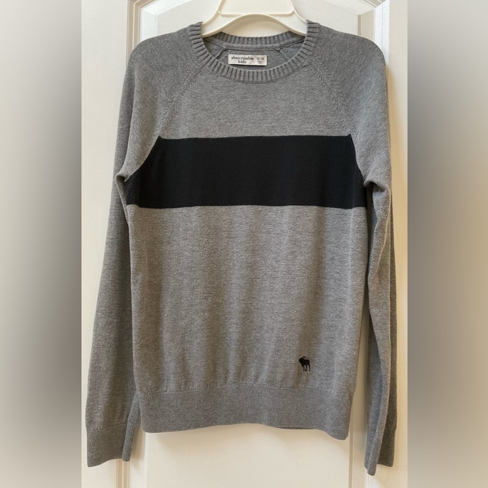 Abercrombie Kids Color Block Crew Sweater